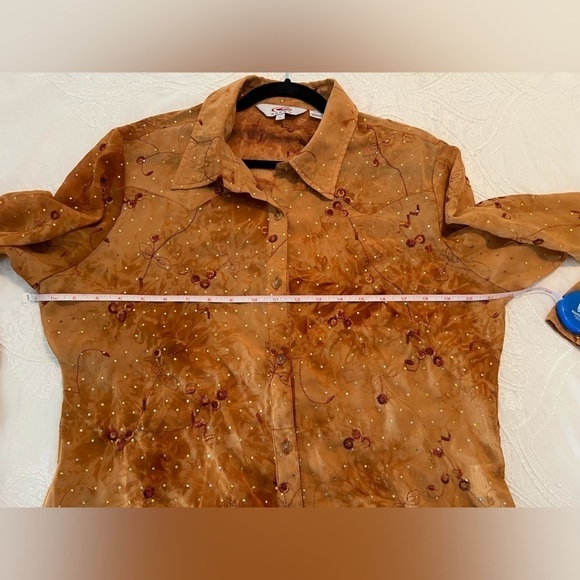 Roper Western Shirt with Sequins Size Large NWOT - Picture 6 of 6